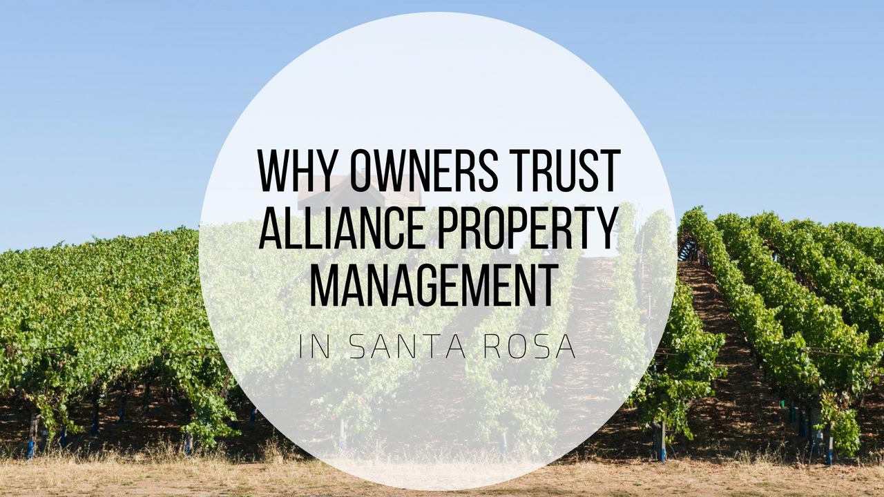 Why Owners Trust Alliance Property Management in Santa Rosa